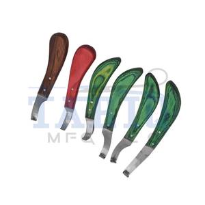 Cuchillo de pezuña de herrador de acero inoxidable herramienta de recorte de pezuña de caballo veterinario de TARIQ MFG CO CE ISO EU - Product Image 6