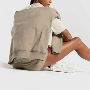 เสื้อกันหนาวแขนยาวมีฮู้ดสำหรับผู้หญิง, เสื้อสวมหัวแขนยาวน้ำหนักเบาเสื้อสเวตเชิ้ตทรงหลวม - Product Image 6