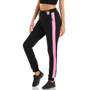 Pantalones deportivos de gimnasio para mujer personalizados con estilo frontal plano, pantalones de chándal con bolsillo para entrenamiento de invierno y uso diario - Product Image 1