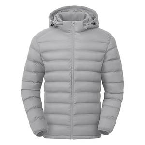Chaqueta Acolchada Ligera y Versátil para Hombre, Abrigo de Invierno Aislado con Capucha Desmontable, Capa Exterior para Viajes, Esquí y Camping - Product Image 1