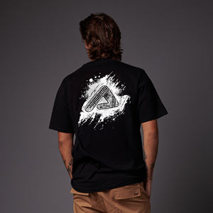 Camiseta Acerbis Dolly Noire Oversize, 100% Algodón, Jersey de 220g, Transpirable, Antiarrugas, Corte Corto, Estilo Hip Hop Atlético con Logos - Product Image 1