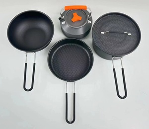 Piccola pentola a induzione in fabbrica con manico staccabile in metallo per il riscaldamento del latte zuppa fondo piatto con manico pieghevole - Product Image 6