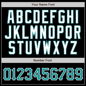 Camiseta de béisbol auténtica personalizada negra Aqua Pinstripe Teal-blanca - Product Image 2