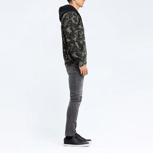 เสื้อฮู้ดสตรีทแวร์แบบ OEM สำหรับผู้ชาย ผ้าฝ้าย 100% ทรงโอเวอร์ไซส์ แบบมีซิป ผลิตโดยผู้ผลิตแบรนด์ส่วนตัว สำหรับฤดูหนาว - Product Image 3