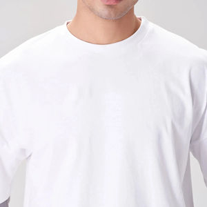 Camisetas Extra Grandes de Alta Calidad Hechas en Fábrica con Servicio OEM 100% Algodón Personalizadas para Hombre Disponibles en Diferentes Colores y Tallas - Product Image 3