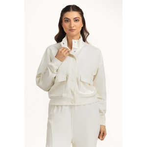 Conjunto Casual de 2 Piezas WM-COD-WS25-101 con Cuello Alto, Estilo Contemporáneo, en Lona, Tallas XS, XXS, 2XL - Product Image 2