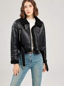 Blouson aviateur RAF en cuir d'agneau véritable pour femme, teint sur mesure, avec doublure en soie, séchage rapide, couleur et logo personnalisables - Product Image 3