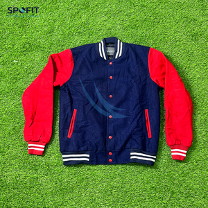 Chaqueta Universitaria de Alta Calidad para Hombre 2025, Transpirable, Estilo Urbano de Invierno, Bordado Frontal Personalizable, Venta al por Mayor - Product Image 1