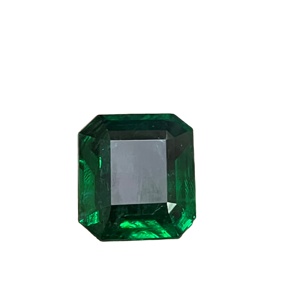 Esmeralda Zambian con forma octagonal Natural, 21,96, tamaño grande, rara, fina, calidad prémium, Color verde vivo - Product Image 1