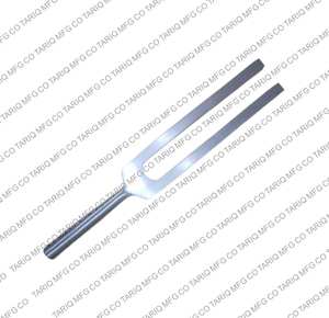 Diapason en aluminium de haute précision 512 Hz pour l'expérience de physique éducative et la thérapie TARIQ MFG CO - Product Image 1