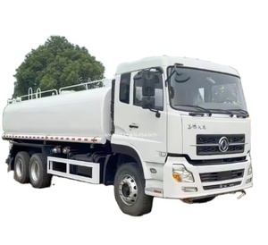 Camión cisterna de agua potable de 20 litros de acero inoxidable, usado, transmisión manual, diésel, 251-350HP, tracción 4X6. - Product Image 5