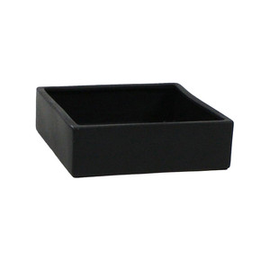 Short Square <b>Ceramic</b> Block <b>Vase</b> - 10 x 4 (Various Colors) - CBC1004 - Product Image 1