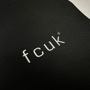 Tissu sergé d'étiquette tissée avec logo en relief sérigraphié personnalisé avec lettres imprimées en 3D patch de cou pour vêtements à haute densité - Product Image 4