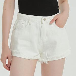 2022 Wholesale Women's Hot Selling <b>White</b> Sexy Mid Rise <b>Shorts</b> Casual Denim <b>Jean</b> Stylish <b>Short</b> Manufactured by Pakistan - Product Image 3