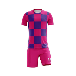 ชุดฟุตบอลผ้าโพลีเอสเตอร์100% สำหรับผู้ชายเสื้อฟุตบอลชุดฟุตบอลผ้าโพลีเอสเตอร์ - Product Image 1