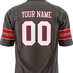 High Quality American Football Jersey Wholesale Men Football Training Top Fast-<b>Drying</b> <b>Cloth</b> Short-Sleeve Jersey For Sports Wear - Product Image 2
