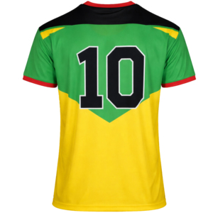 T-shirts de football unisexes Brésil à séchage rapide, 100 % polyester, anti-odeur, coupe classique, col rond, manches courtes, été - Product Image 4