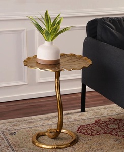 Mesa de Comedor Redonda de Aluminio de Alta Calidad para Interiores y Exteriores, Mesas de Aluminio Duraderas para Decoración del Hogar - Product Image 4