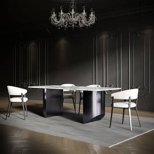 Mesa de Comedor de Mármol Galaxy de 200 cm, Diseño Moderno y Minimalista, Mueble de Comedor Estable para 6 Personas - Product Image 5