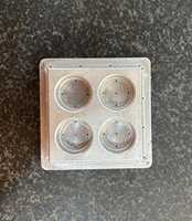 Moule à quatre cavités rond de haute qualité de la marque Sembro M0013, produit en aluminium