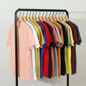 OEM de alta calidad personalizado su logotipo de marca 100% algodón cuello redondo Camiseta en blanco hombres camiseta lisa camiseta para hombres - Product Image 3