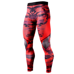 Leggings de compression pour hommes, pantalons de gymnastique longs avec collants de sport pour jeunes sans couture - Product Image 6