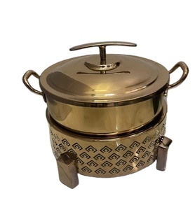 Plato de frotamiento de Metal para mesa, accesorio decorativo de lujo, hecho a mano, clásico, elegante - Product Image 1