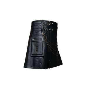 Nouvelle arrivée 2025, kilt écossais élégant pour femmes en cuir avec instruments de musique nationaux, accessoires à la mode - Product Image 3