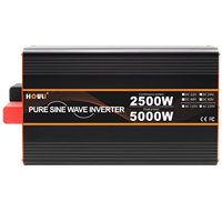 Convertisseur solaire HOULI à onde sinusoïdale pure monophasé 5000W 12V-220V DC/AC haute efficacité 50/60Hz pour utilisation automobile et domestique
