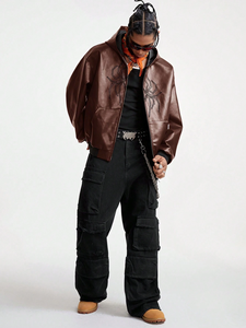 Hand-Finished <b>Leather</b> <b>Jacket</b> for <b>Men</b> Everyday Use <b>Jackets</b> <b>Men</b> Export Quality Premium Quality Soft inner lining many options Bulk - Product Image 2