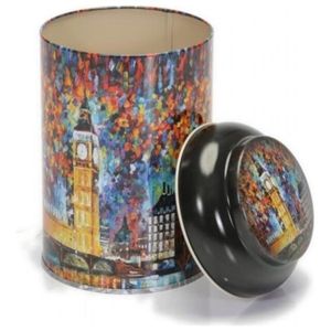 Logotipo personalizado Impresión 1.2L Hojalata de metal Prohibición Tapa de cúpula en relieve Reciclable 105mm X 150mm Gran pastel Artesanía Paquete de dulces Logotipo personalizado - Product Image 4