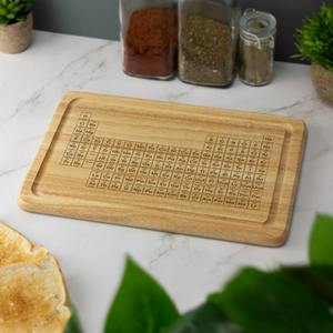 Tabla de Cortar Única con Diseño de la Tabla Periódica, Tabla de Cortar de Cocina Inspirada en la Ciencia para Estudiantes, Profesores y Chefs de la India - Product Image 6