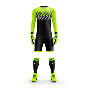 Ensemble d'uniformes de gardien de but personnalisé OEM/ODM à sublimation complète Short de maillot de sport Gants de gardien de but - Product Image 6