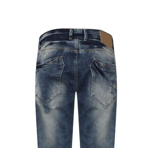 Professional Made New Stylish Women <b>Jeans</b> Pant Screen Printing <b>High</b> Demanded Mid <b>Waist</b> Canvas Fabric Straight Pattern Denim Pant - Product Image 6