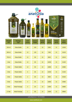 Huile de fruit Huile d'olive extra vierge pressée à froid de haute qualité Bouteille en verre 1 Lt non filtrée Meilleur liquide de marque privée d'Anatolie