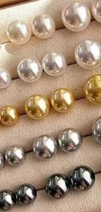 ต่างหูมุกสุดอินเทรนด์ไม่เหมือนใคร925เครื่องประดับแฟชั่นเซอร์โคเนียทรงลูกบาศก์เงินสเตอร์ลิงสำหรับเป็นของขวัญสำหรับผู้หญิง - Product Image 2