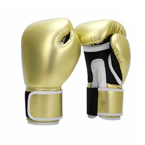 Gants de boxe en cuir OEM, fabrication sur mesure, équipement d'entraînement avec fermeture à enfiler pour le kickboxing et le MMA - Product Image 3