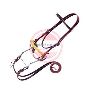 Bride de cheval en cuir de qualité supérieure équitation bride de cheval équestre brides de cheval en cuir - Product Image 5