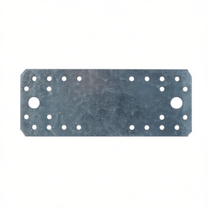 EN 14545:29-2 Flat Connector 100 mm Length 35 mm Width 2.5 mm Thickness Steel Sendzimir Galvanized 2 Holes / 12 GAH Packaging - Product Image 3