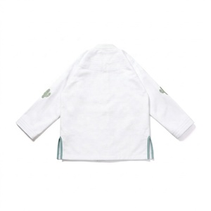 Parche Personalizado de Algodón Blanco para BJJ - Gi de 450GSM Ultraligero y Transpirable con Tejido Perla para Jiu Jitsu Brasileño - Uniforme de Grappling de Alta Calidad - Product Image 2