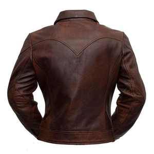 Veste de motard matelassée automne hiver avec logo en peau de mouton manteau en cuir PU coton rempli de tissu chauffant prix des vêtements - Product Image 5