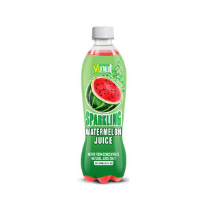 Jugo de Sandía VINUT, Bebida Carbonatada Sin Azúcar, Botella de 330 ml, NFC, HALAL, OEM, ODM, Marca Privada, Vitamina C - Product Image 1