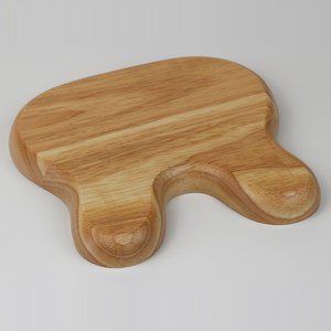 Assiette en bois écologique 100% assiette en bois véritable pour fruits et décoration de table assiette en bois d'acacia - Product Image 2