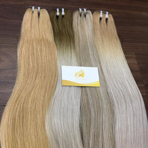 Extensiones de Cabello Vietnamita 100% Virgen Remy, Tejido de Cabello con Cutícula Alineada, Estilo Liso y Ondulado, 8-32 Pulgadas, Todos los Colores, 100 g - Product Image 1