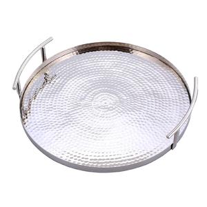 Plateau à chocolat en métal plateau de service en métal fait à la main de meilleure qualité nouveau plateau de service en métal poli brillant - Product Image 6