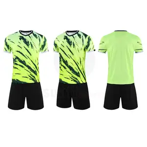 100% Polyester Custom Team Wear with LOGO Soccer Uniforms supplier in Pakistan / New Arrival Best Selling Soccer Uniforms