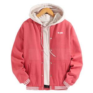 Chaqueta Letterman de alta calidad Precio al por mayor Chaqueta Letterman Estilo único Chaqueta de color contrastante para hombres - Product Image 1