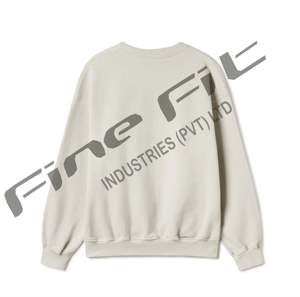 Sweatshirt en coton mélangé Custom Basics pour hommes Tissu doux et respirant Pull élégant à manches longues à séchage rapide Dernier modèle - Product Image 5