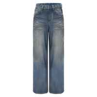 Nouveau Jean en Denim pour Homme Coupe Slim Design Patchwork Lavé Taille Mi-Haute Séchage Rapide Imperméable Style Décontracté Streetwear
