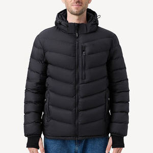 Chaqueta de Plumón de Invierno Personalizada OEM, Chaqueta de Plumón Impermeable con Bolsillos Gruesos, Chaqueta de Plumón Personalizada para Hombre con Cremallera - Product Image 4